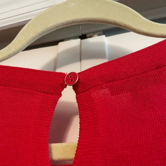Talbots Red Crew Neck Sweater - Picture 6 of 10